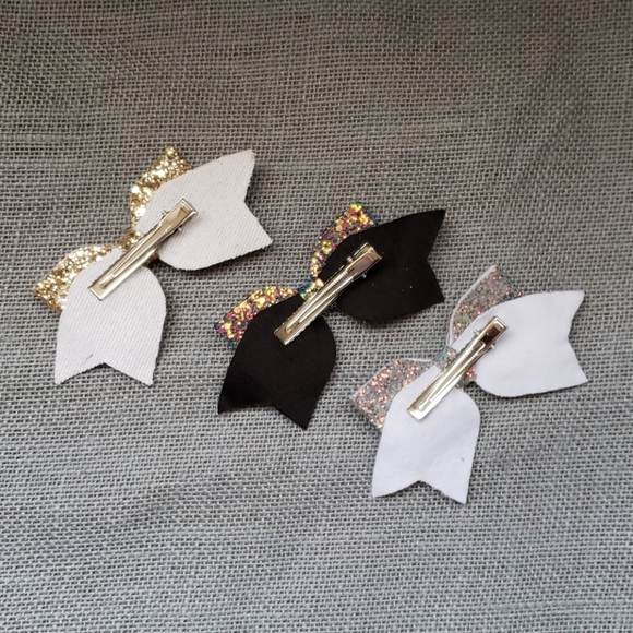 🧡Metallic Glitter Bows - Picture 4 of 7